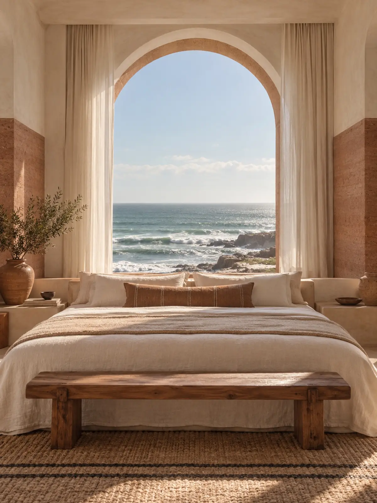 Ocean Arch Room: One tall arch, filled with the Atlantic.